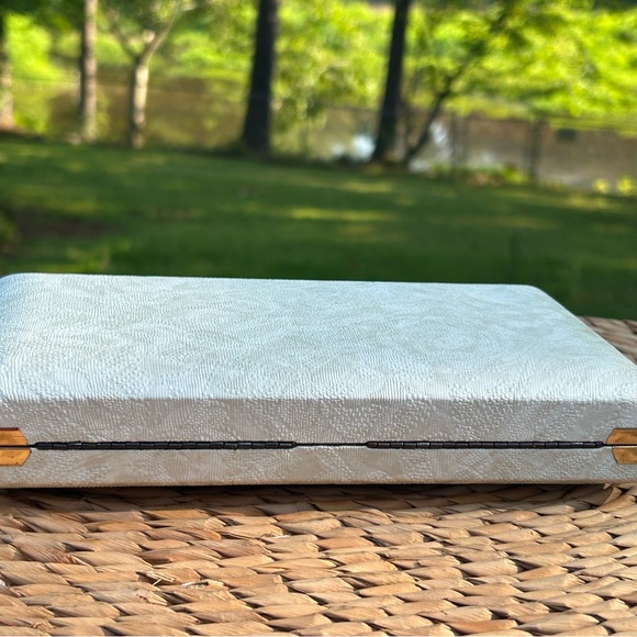 Vintage 1950's MELE Women's pierced Earring Jewelry storage travel case - Picture 8 of 16